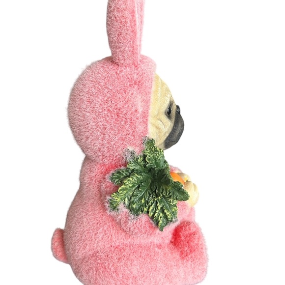 Pink Easter Bunny Pug - Picture 6 of 9